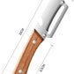 Multi-Functional Vegetable Peeler, 3 in 1 Multi Functional Wooden Handle Peeler For Kitchen || مقشرة خضروات متعددة الوظائف (3 في 1) بمقبض خشبي للمطبخ
