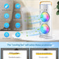 Rechargeable Rotating Spray Fan with Lightening Effects