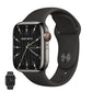 Apple Watch Series 9, GPS + Callular With Stainless Steel || ساعة أبل من السلسلة 9، مزودة بنظام تحديد المواقع العالمي (GPS)