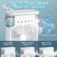 Portable Air Cooler Fan with Mist Humidifier, 3 Speed Modes || مروحة تبريد هواء محمولة مع مرطب هواء بالرذاذ، 3 أوضاع للسرعة